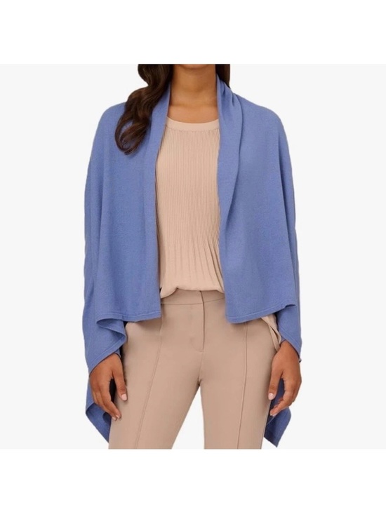 Adrianna Papell Sweaters - Adrianna Papell S’HUG Open-Front Wrap Cardigan SIZE XS/S in grey